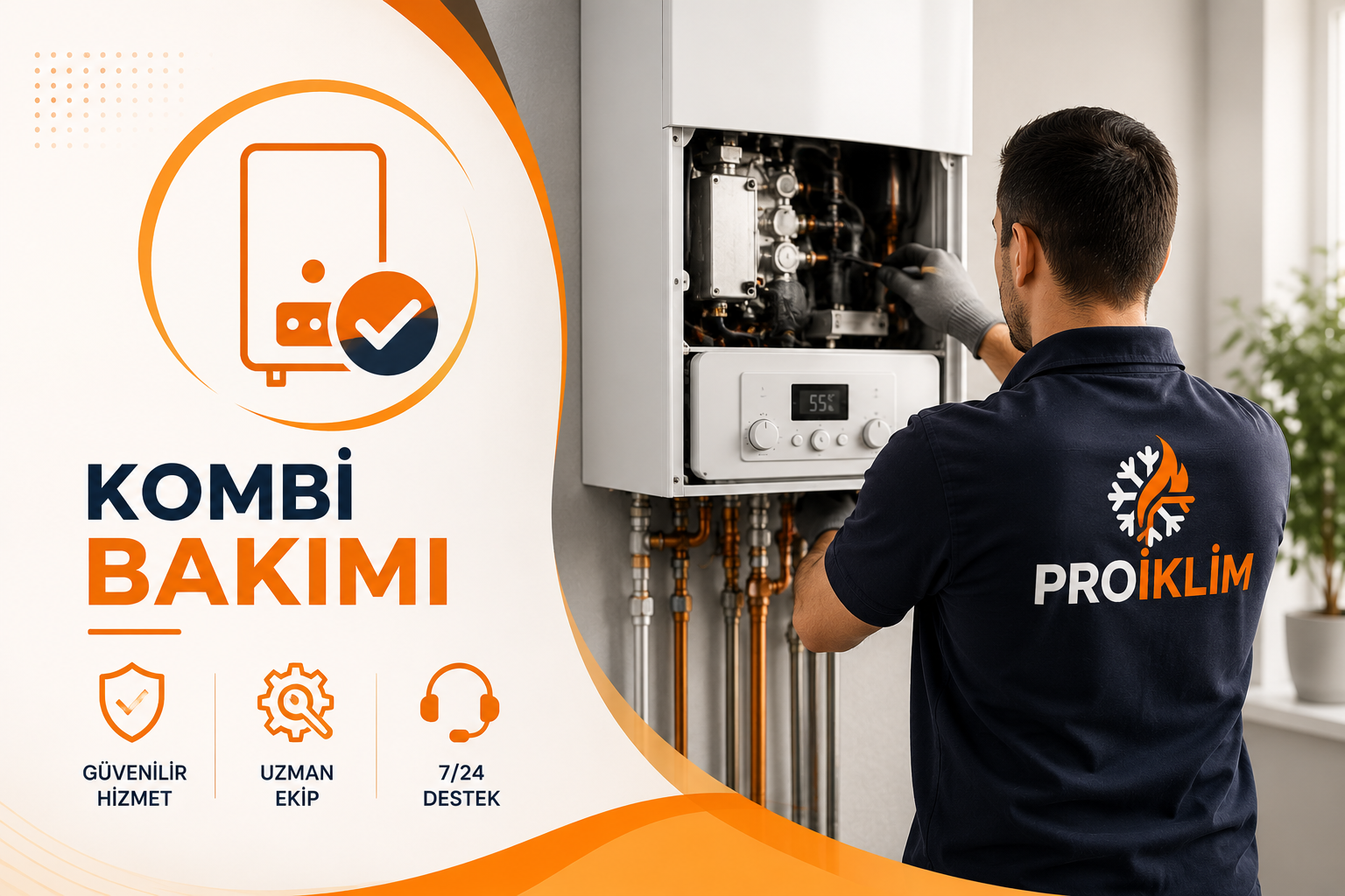 Proiklim kombi bakimi hizmeti